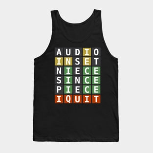 I Quit Wordle Tank Top